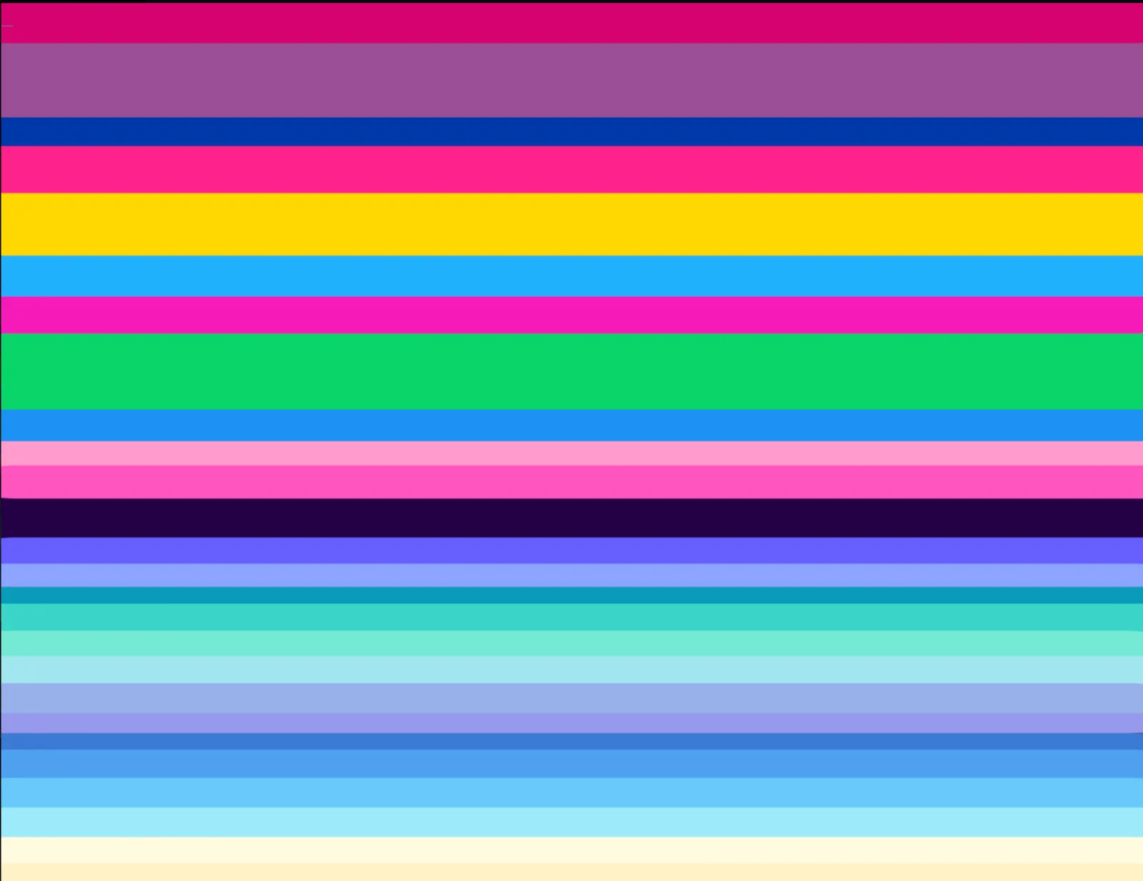 Multisexual Alternative Flag (26-band design), reconstruction of the flag design
