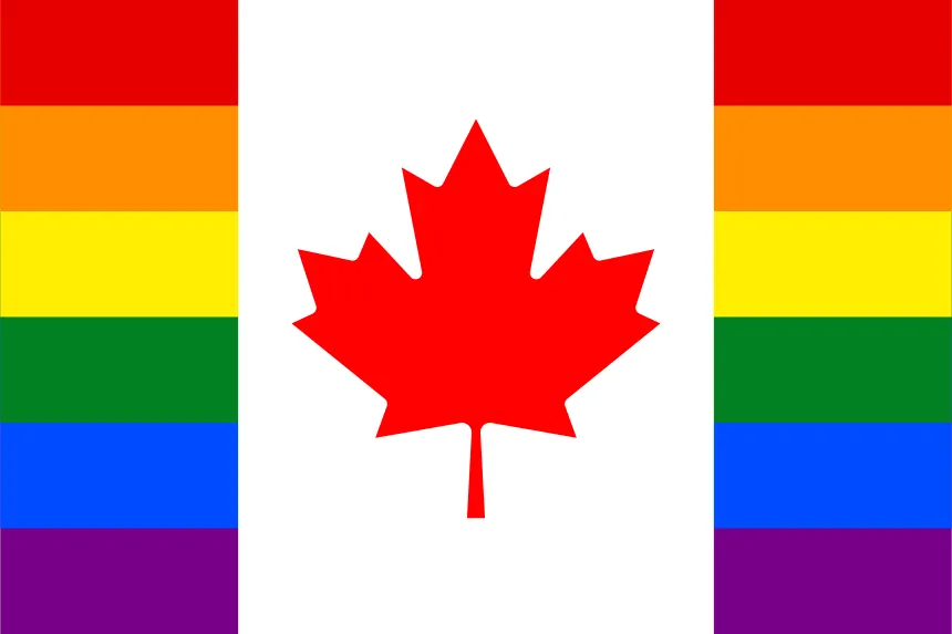 Canadian Pride Flag, the flag design