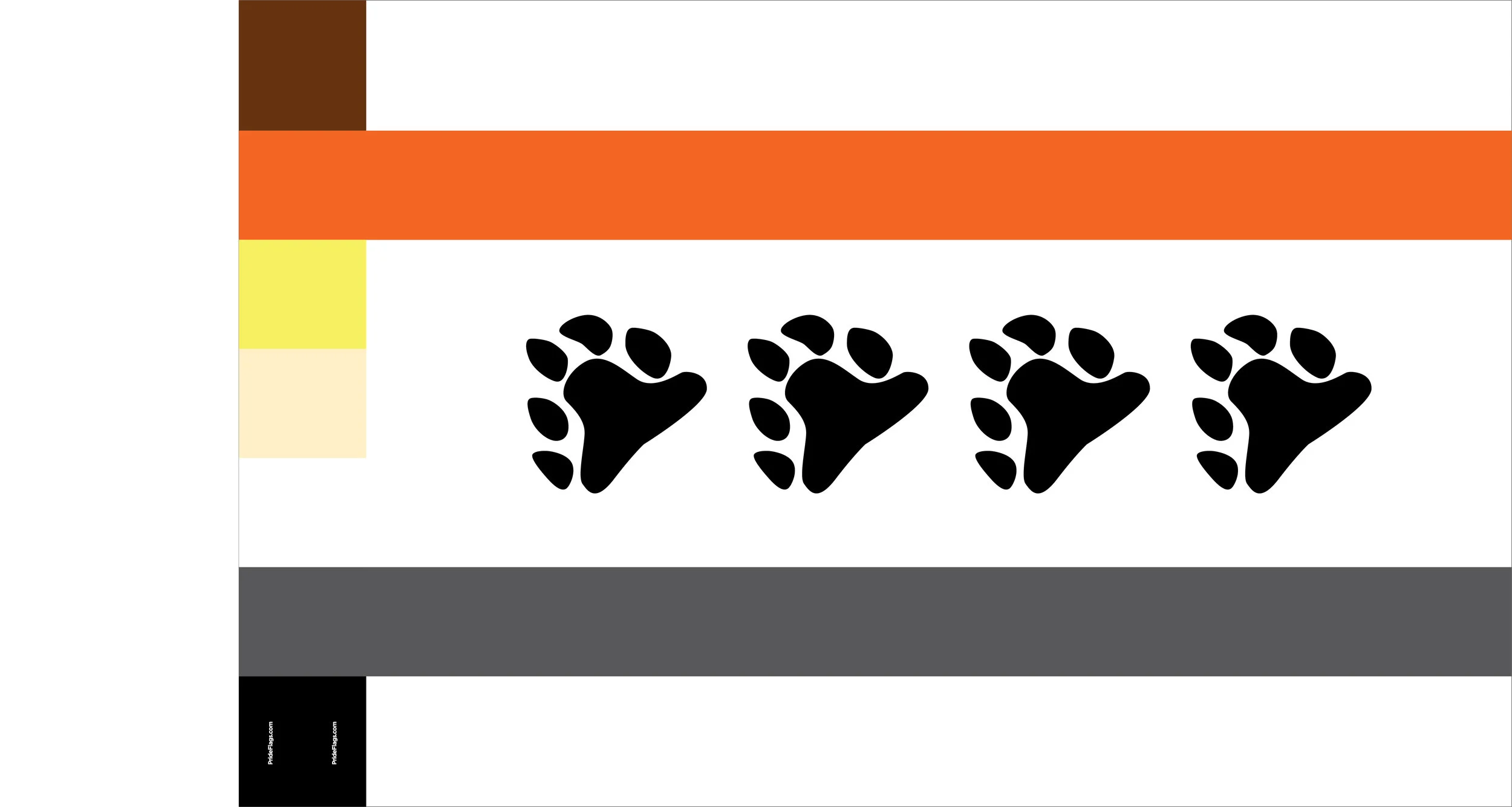 Chicago Bear Pride, the flag design