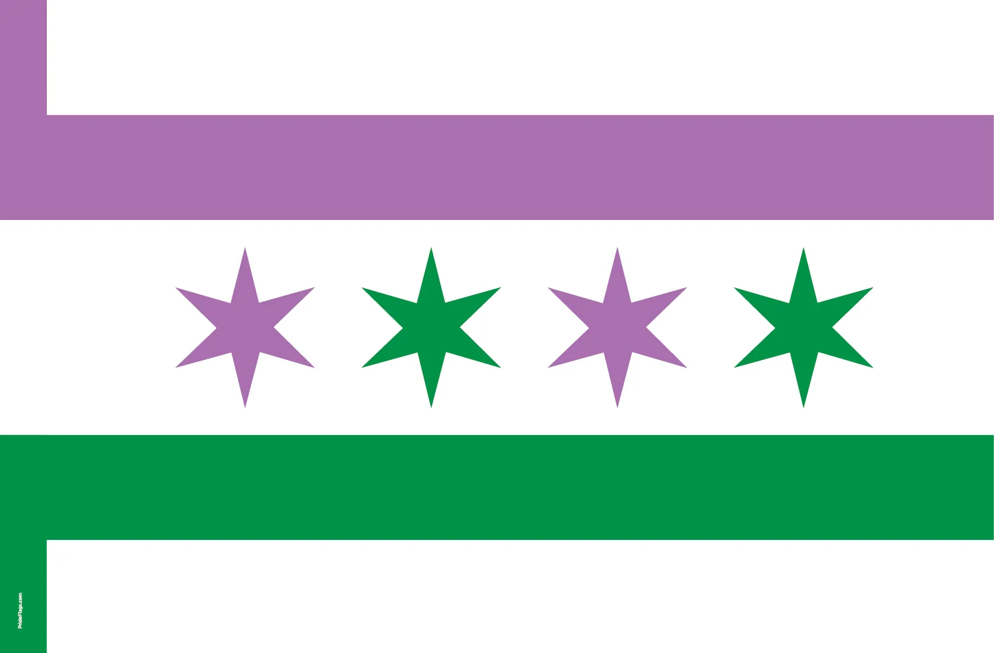 Chicago Genderqueer Pride, the flag design