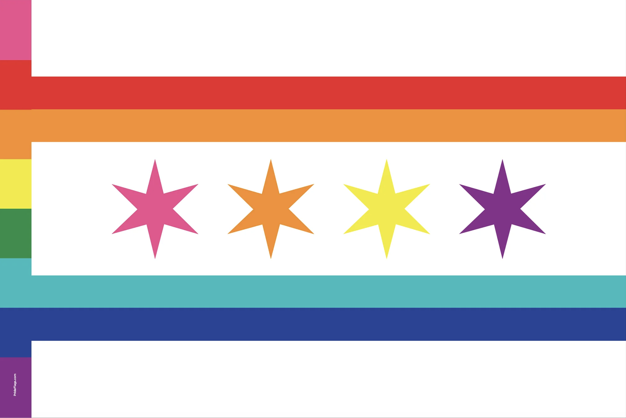 Chicago Pride Flag