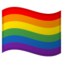 Google Noto Emoji rendering of Rainbow Flag