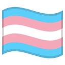 Google Noto Emoji rendering of Transgender Flag