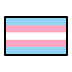 OpenMoji rendering of Transgender Flag
