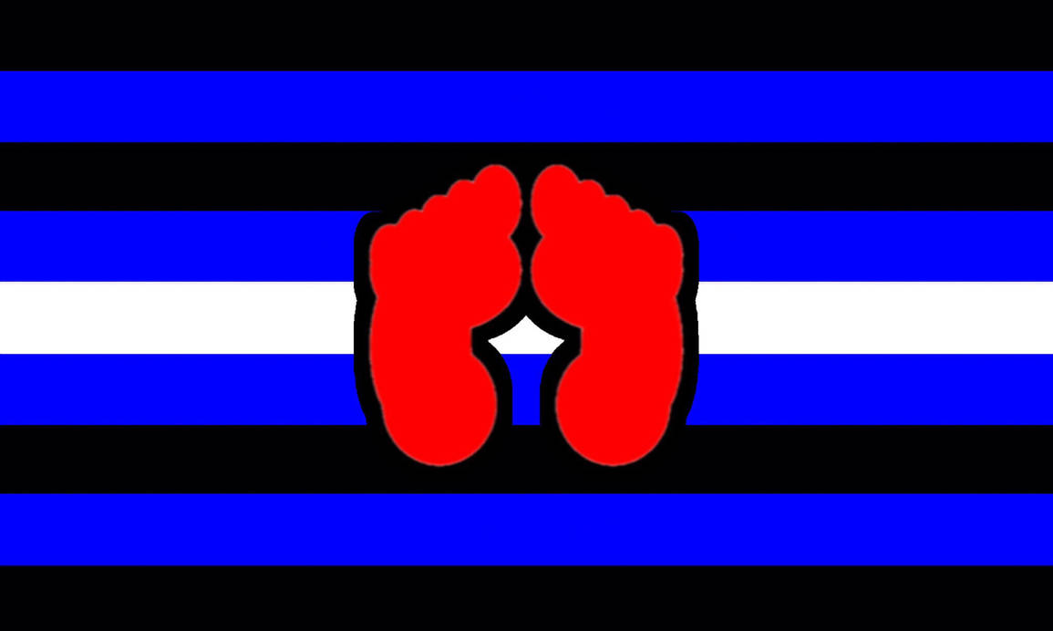 Smaller platform preview of the foot fetish pride flag.