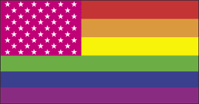 Gay USA Pride Flag (Campbell)