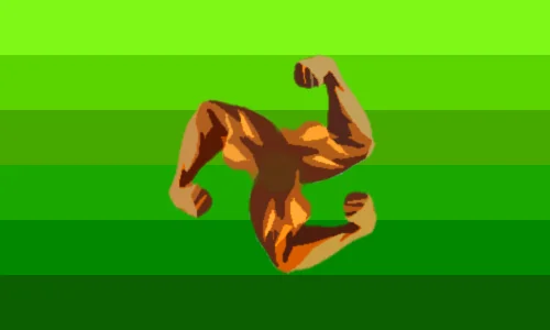 Muscle Pride Flag