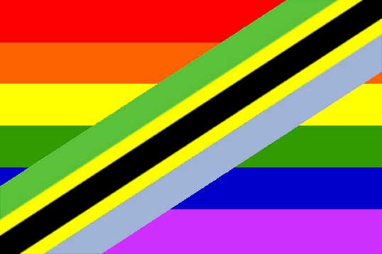 Tanzania Gay Flag, reconstruction of the flag design