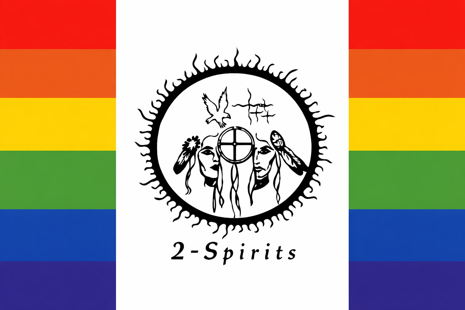 Two-Spirit Pride Flag (2005, Zoccole)
